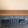 Console table with wine rack Image 2