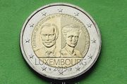 Luxembourg 2019 year Uncirculated 2 Euro coin.