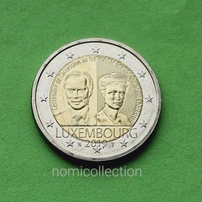 Luxembourg 2019 year Uncirculated 2 Euro coin.