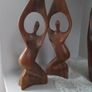 Carved Wood Figurine + Others Image 9