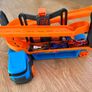 Perfect Condition Hot Wheels Lift & Launch Hauler Set & 3 cars Image 2