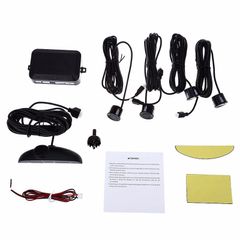 Car Van Auto Led Parking Sensor Parktronic Display 4 Sensors Reverse Backup Assistance Radar Detector Light Heart Monitor System