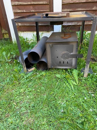 Wooden Smoker  Firebox