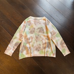 Designer lightweight knit sweater