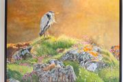 Morning Sun at Clogherhead | oil painting | Framed
