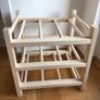 IKEA Solid Wood Wine Bottle Rack for Storage 9 Bottle Wine/wather Rack Image 3