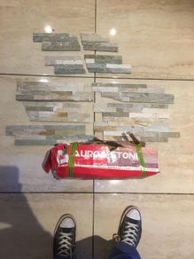 Heat resistant Stone Cladding for stove or fireplaces