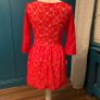 French Connection red dress. Size 8 Image 3