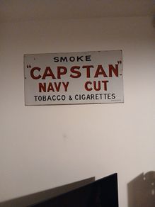 Capstan Genuine Enamel Sign