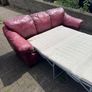 Genuine Leather Sofa bed Image 3
