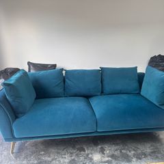 Teal couch