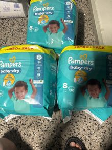 pampers size 8 52pk