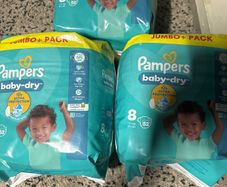 pampers size 8 52pk