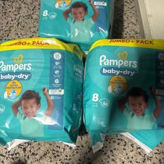 pampers size 8 52pk