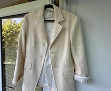 Zara Cream Jacket - Size M / UK 10