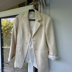 Zara Cream Jacket - Size M / UK 10