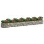 Gabion Raised Bed Galvanised Iron 600x100x50 cm Image 2