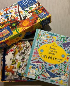 Usborne En el mar puzzle and book set