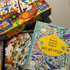 Usborne En el mar puzzle and book set
