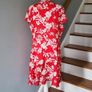 Quiz red & white dress, Size 16 Image 4