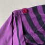 Disney Girl's Minnie Mouse Purple & Black Stripe Long Sleeve Top Image 2