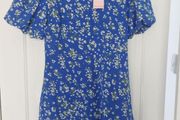 unworn blue dress