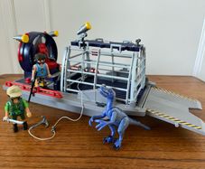 Playmobil Hovercraft and Dinosaurs