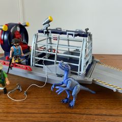 Playmobil Hovercraft and Dinosaurs