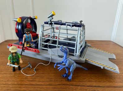 Playmobil Hovercraft and Dinosaurs