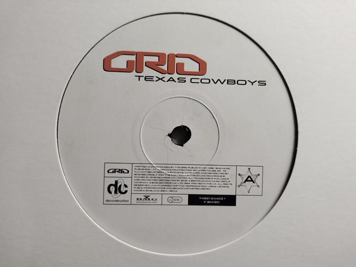 The Grid - Texas Cowboys - Deconstruction Records - Dublin CLASSIC!