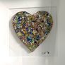 Handmade Framed Mosaic Heart Image 2