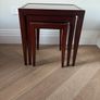 Nest of 3 solid wood tables Image 2