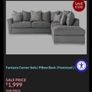 Grey Scattered Cushion Corner Sofa Image 6