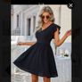 Black Summer Dress  SHEIN (I) size uk 8 Image 3