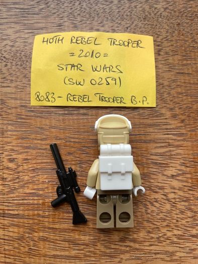 Lego minifigure Hoth Rebel Trooper sw0259 - 2010