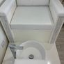 Luxury white pedicure chair Image 4