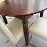 solid wood extendable dining table Image 5