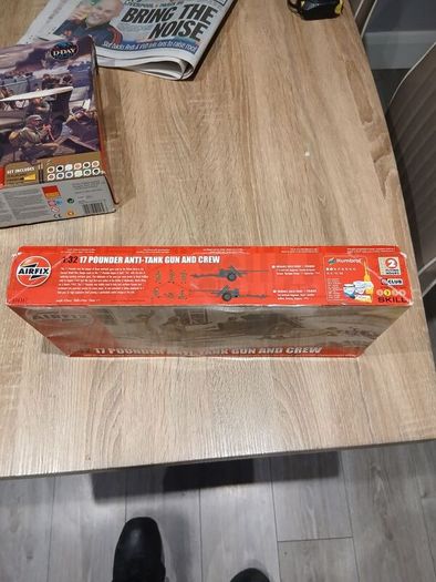 Airfix 17 Pounder Anti Tank Gun And Crew