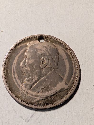 SA silver Shilling 1896
