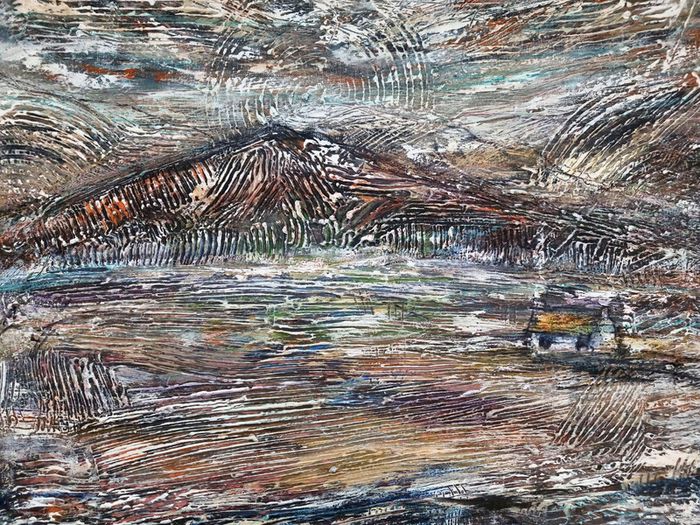 Croagh Patrick Storm, Textured Landscape of County Mayo