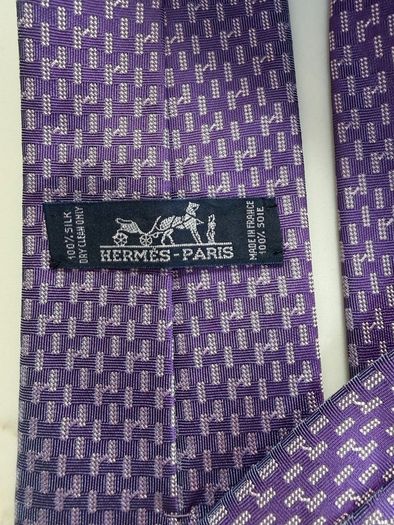 Hermes silk tie