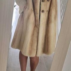 BARNARDOS Furriers Vintage Coat - Circa 1980's - Fit Sz 12-14 UK