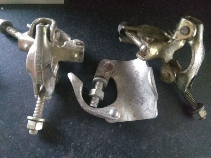 clamps bolted dual size adjustable