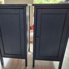 A Pair of IKEA Hemnes Bedside Lockers (Blue)