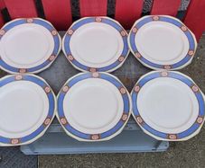 Karmony Shape Rose Pattern Vintage Dinnerware