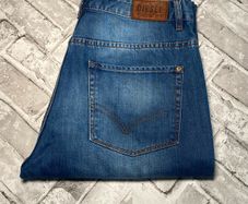 Diesel Mens Straight Fit Jeans W36 L30