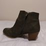Green Suede Ankle Boots Image 6