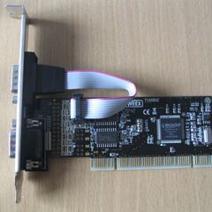 Sweex 2x COM Port 9-Pin Serial RS232 PCI Card MosChip S9865