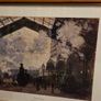 "The Gare St-Lazare" by Claude Monet - Framed Print Image 3