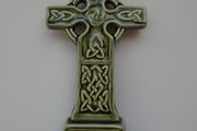 Knock pottery, High Cross, Celtic cross ornament, Collectables, Home decor, Pottery